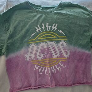AC/DC cropped tshirt